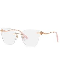 Chopard - Vchl84S 8Fcy Optical Frames Metal Butterfly - Lyst