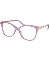 Swarovski - Sk2074 1096 Optical Frames Acetate Transparent Cat Eye Normal - Lyst