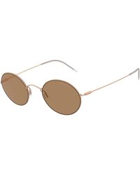 Giorgio Armani - Ar6115T 3006M4 Sunglasses Titanium Round Photochromatic - Lyst