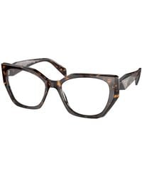 Prada - Pr 18Wv 2Au1O1 Optical Frames Acetate Geometric Normal - Lyst