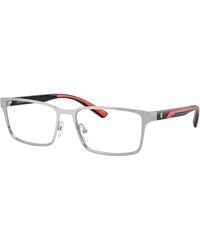 FERRARI SCUDERIA - Fz7002 107 Optical Frames Metal Squared Normal - Lyst