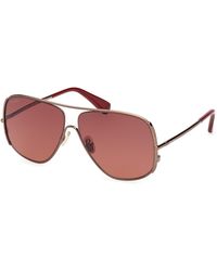 Max Mara - Mm0190 33T Sunglasses Metal Pilot Normal - Lyst