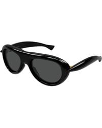 Bottega Veneta - Bv1483S 001 Sunglasses Bio-Injected Round - Lyst