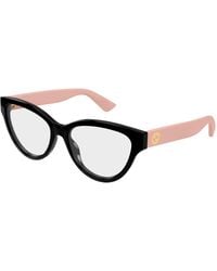 Gucci - Gg1581O 007 Optical Frames Injected Transparent Round - Lyst