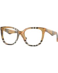 Burberry - Be2415 4146 Optical Frames Acetate Squared Normal - Lyst