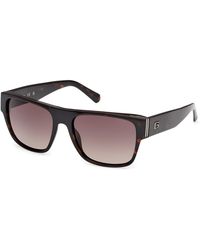 Guess - Gu00277 52F Sunglasses Injected Squared Normal - Lyst