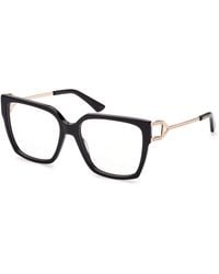 Guess - Gu2910 001 Optical Frames Acetate Squared Normal - Lyst