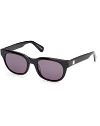 MAX&Co. - Mo0163 01A Sunglasses Smoke Butterfly Normal - Lyst