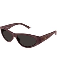 Balenciaga - Bb0367S 004 Sunglasses Acetate Round - Lyst