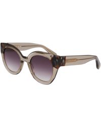 Longchamp - Lo750S 311 Sunglasses Acetate Round Normal Normal - Lyst