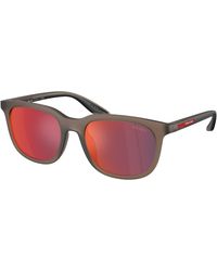 Prada Linea Rossa - Ps B09Su 29F21A Sunglasses Injected Pillow Mirror - Lyst