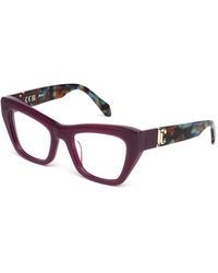 Just Cavalli - Vjc116 06Pj Optical Frames Acetate Butterfly - Lyst