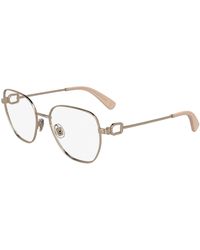 Longchamp - Lo2169 770 Optical Frames Metal Squared Normal - Lyst