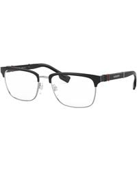Burberry - Be1348 Alba 1306 Optical Frames Metal Squared Normal - Lyst
