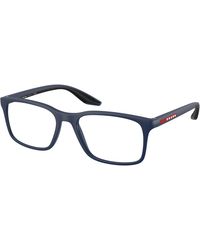 Prada Linea Rossa - Ps 08Rv Mag1O1 Optical Frames Injected Transparent Pillow Normal - Lyst