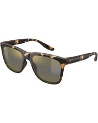 Maui Jim - Mj0602S 004 Occhiali Da Sole Iniettato Bronzo Squadrata - Lyst