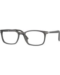 Persol - Po3189V 1196 Optical Frames Acetate Transparent Squared Normal - Lyst