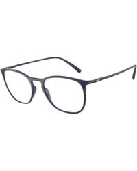 Giorgio Armani - Ar7202 6003 Optical Frames Nylon Transparent Squared Normal - Lyst