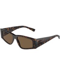 Dolce & Gabbana - Dg4453 502/73 Sunglasses Acetate Squared Normal - Lyst
