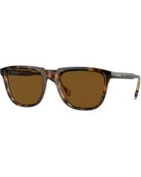 Burberry - Be4381U 300283 Sunglasses Plastic Squared Polarized - Lyst