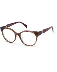 Blumarine - Vbm248 01Gq Optical Frames Acetate Pantos - Lyst