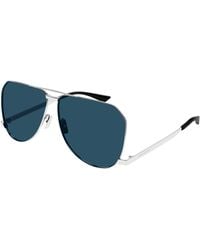 Saint Laurent - Sl 690 Dust 003 Sunglasses Metal Pilot - Lyst