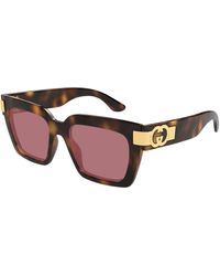Gucci - Gg1689S 002 Sunglasses Injected Cat Eye - Lyst
