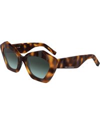 KARL LAGERFELD - Kl6199S 242 Sunglasses Acetate Squared Normal - Lyst