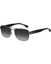 BOSS - Boss 1441/S Ans/Wj Sunglasses Steel Squared Polarized Shaded - Lyst