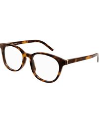 Saint Laurent - Sl M111/F 002 Optical Frames Plastic Squared - Lyst