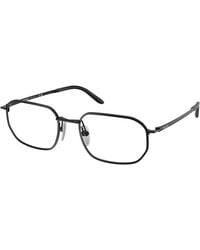 Prada - Pr D51V 1Ab1O1 Optical Frames Metal Transparent Geometric Normal - Lyst