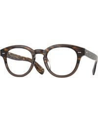 Oliver Peoples - Ov5413U Cary Grant 1732 Optical Frames Acetate Transparent Round Normal - Lyst