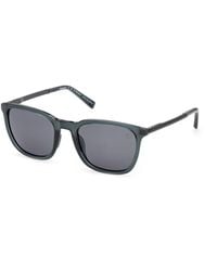 Timberland - Tb00087 92D Sunglasses Injected Smoke Squared Polarized - Lyst