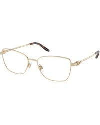 Ralph Lauren - Rl5136 9116 Optical Frames Metal Transparent Pillow Normal - Lyst