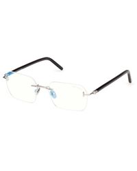 Tom Ford - Ft5934-B 016 Optical Frames Metal Squared Normal - Lyst