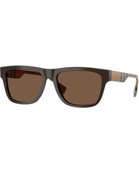 Burberry - Be4293 425273 Sunglasses Acetate Squared Normal - Lyst