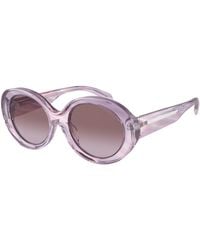 Emporio Armani - Ea4231U 61558H Sunglasses Acetate Round Normal Shaded - Lyst