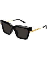 Bottega Veneta - Bv1242S 001 Sunglasses Acetate Butterfly - Lyst