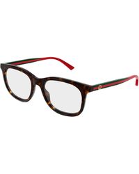Gucci - Gg1990O 006 Optical Frames Acetate Transparent Squared - Lyst