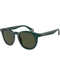 Giorgio Armani - Ar8192 604431 Sunglasses Acetate Pantos Normal - Lyst