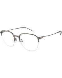 Emporio Armani - Ea1160 3003 Optical Frames Metal Transparent Pantos Normal - Lyst