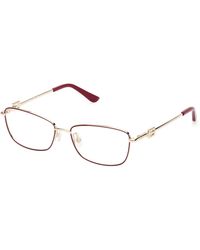 Guess - Gu2975 028 Optical Frames Metal Squared Normal - Lyst