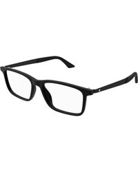 Montblanc - Mb0333O 001 Optical Frames Acetate Transparent Squared - Lyst