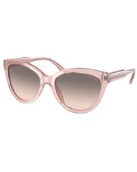 Michael Kors - Mk2158 Makena 31013B Sunglasses Plastic Cat Eye Normal Nuanced - Lyst