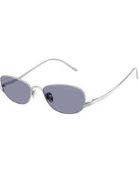 Giorgio Armani - Ar6186 3015/1 Sunglasses Metal Pillow Normal - Lyst