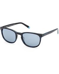 Timberland - Tb00074 64D Sunglasses Acetate Round Polarized - Lyst