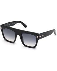 Tom Ford - Ft0847 Renee 01B Sunglasses Acetate Squared Normal Shaded - Lyst
