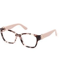 Guess - Gu50120 055 Optical Frames Acetate Squared Normal - Lyst