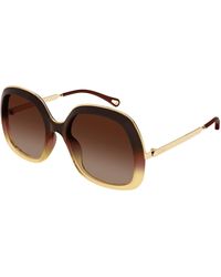Chloé - Ch0327S 006 Sunglasses Acetate Squared - Lyst