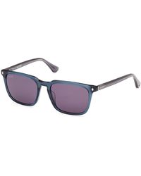 Web - We0369 92A Sunglasses Acetate Smoke Squared Normal - Lyst